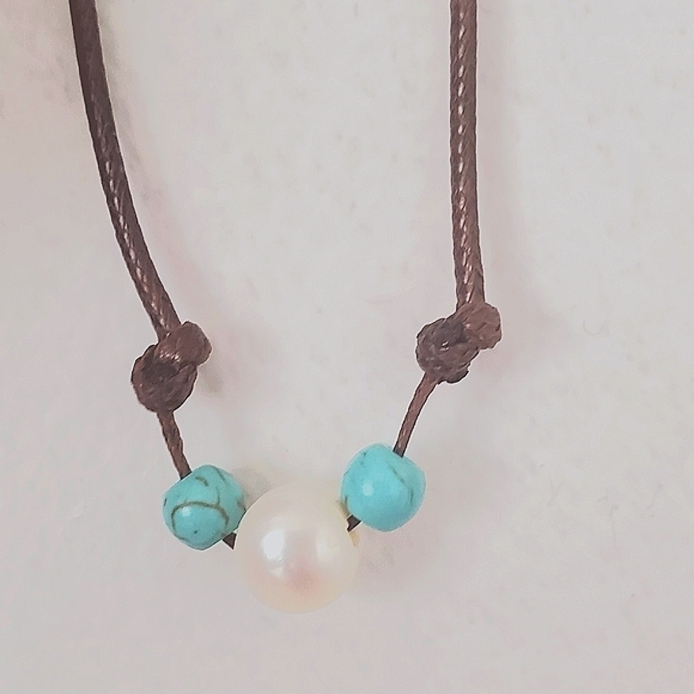 4/$20 Simulated Pearl Rope Bracelet.🌴